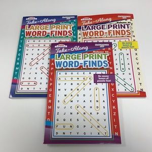 Kappa Large Print Word-Finds Puzzle Books